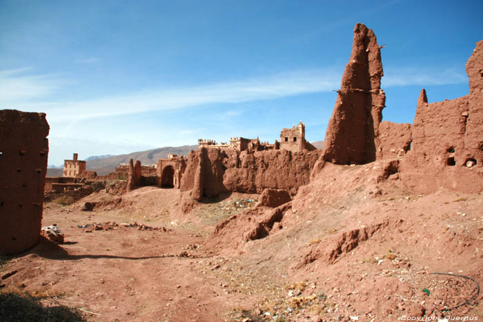 Kasbah in Telouet Telouet in Ouarzazate / Morocco 