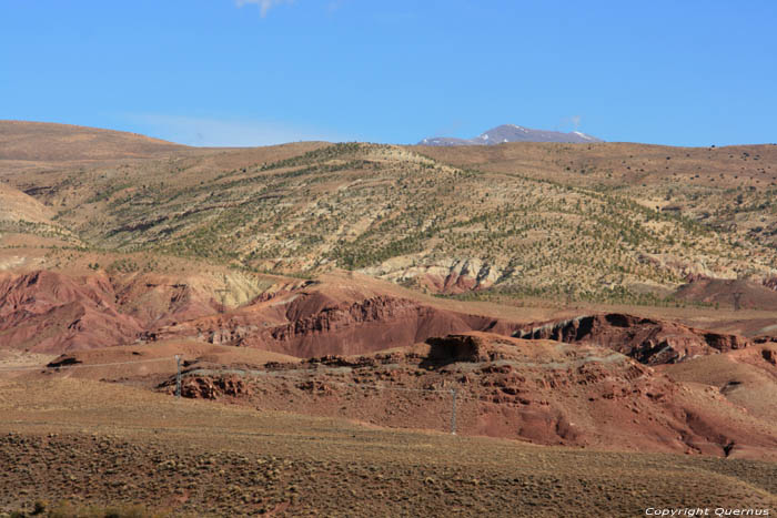 Landscape Telouet in Ouarzazate / Morocco 