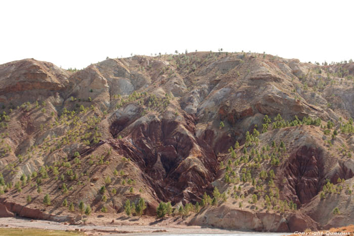 Landscape in Atlas Telouet in Ouarzazate / Morocco 