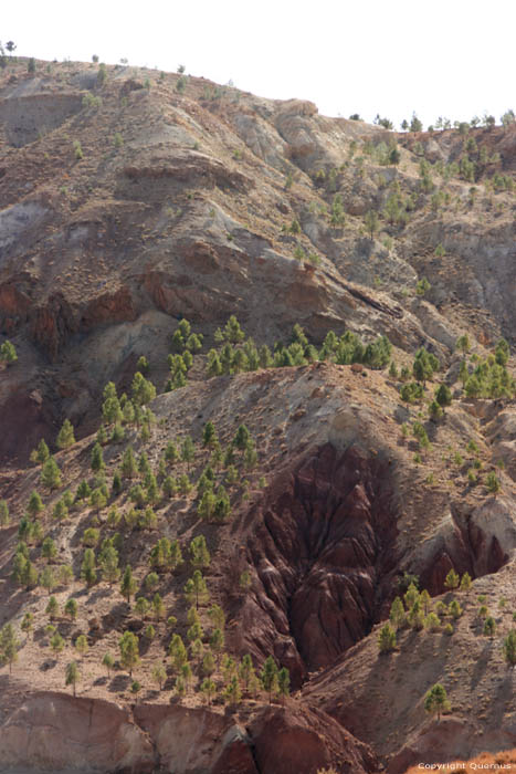 Landscape in Atlas Telouet in Ouarzazate / Morocco 