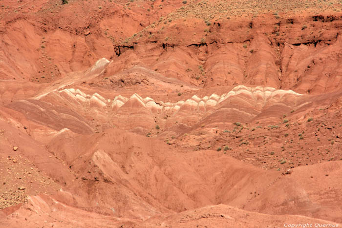 Multi colored Mountains Telouet in Ouarzazate / Morocco 