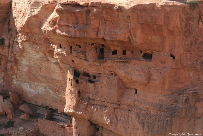 Valley with Cave Houses Tajegujite / Morocco 