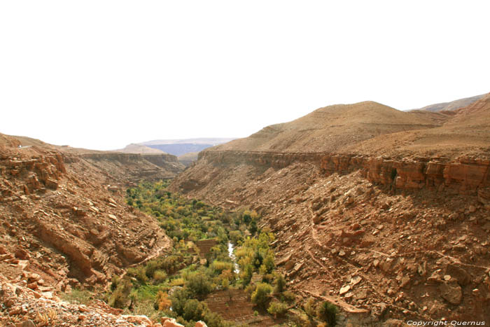 Vue sur Valle Tajegujite / Maroc 