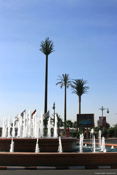 Tour de Transmission Dguise en Palmier Marrakech / Maroc 