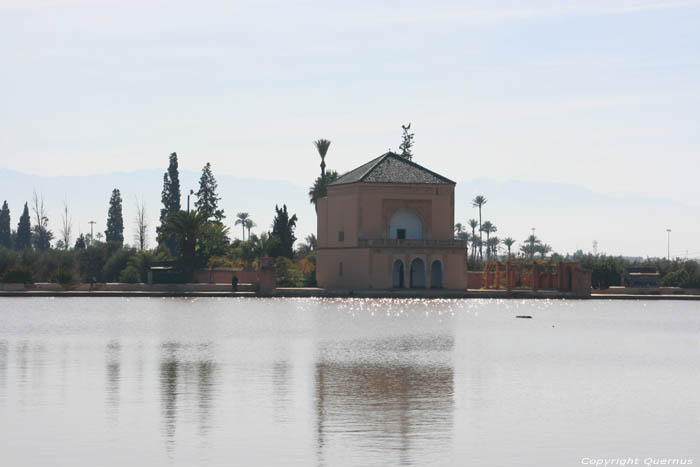 Bassin et Pavillon Mnara Marrakech / Maroc 