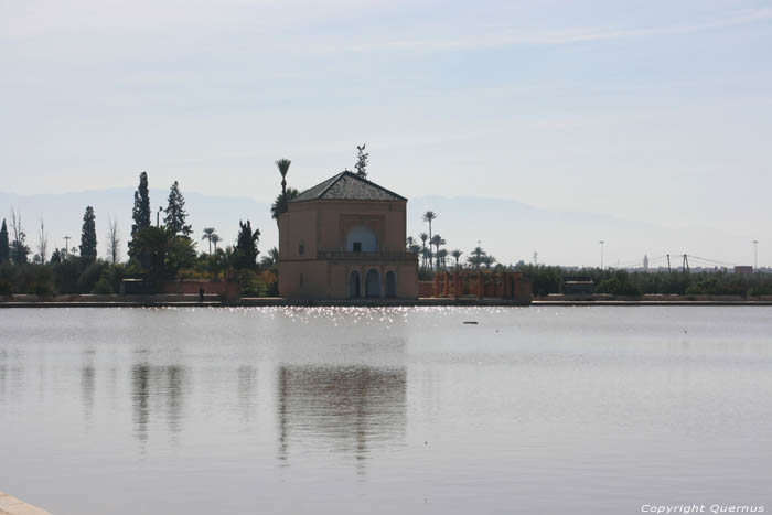 Bassin et Pavillon Mnara Marrakech / Maroc 