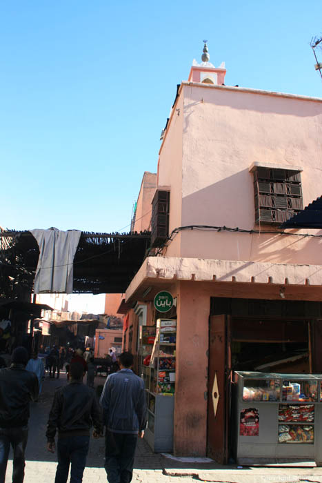 Straat van Doukkala Marrakech / Marokko 