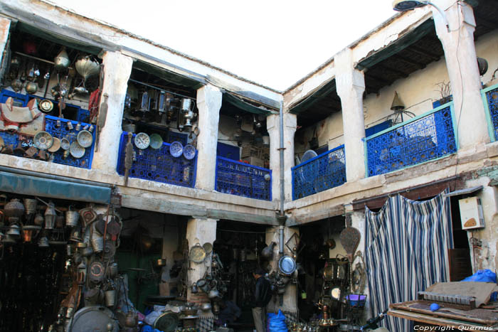 Tot winkeltjes omgebouwde Riad Marrakech / Marokko 
