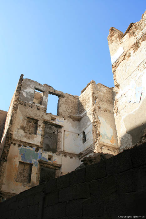 Vervallen gebouwen Essaouira / Marokko 