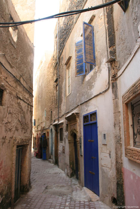 Vue de Ruelle Essaouira / Maroc 