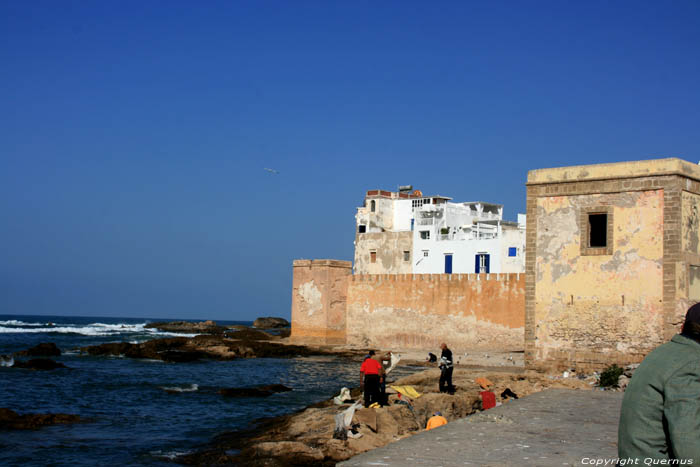 Westerstadsmuur Essaouira / Marokko 