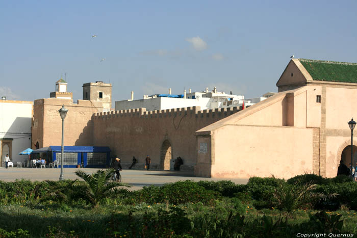 Place Moulay Hassan Zuidelijke stadsmuur Essaouira / Marokko 