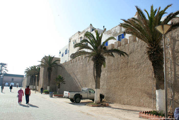 Stadsmuur Zuidoosten Essaouira / Marokko 