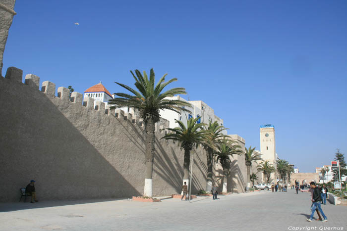 Stadsmuur Zuidoosten Essaouira / Marokko 