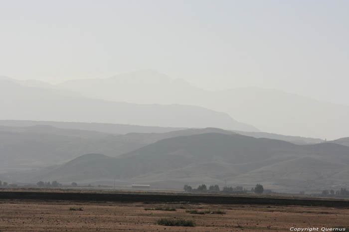 Vue sur Atlas Sidi Rahal / Maroc 