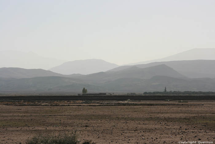 Vue sur Atlas Sidi Rahal / Maroc 