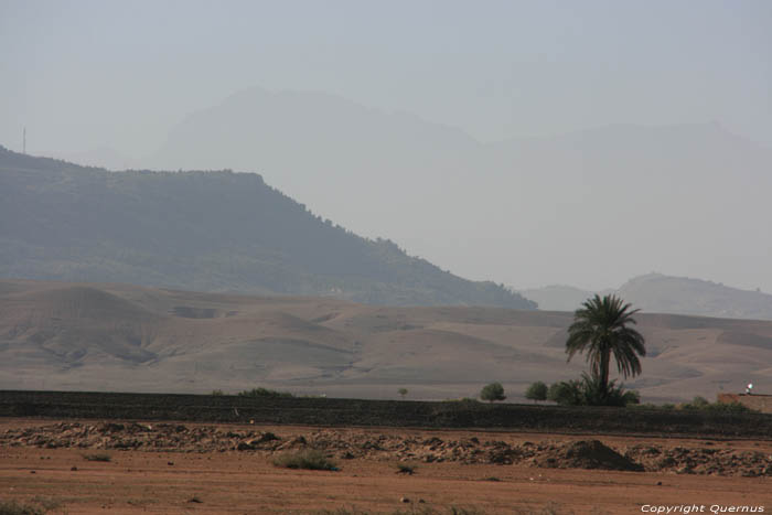 Vue sur Atlas Sidi Rahal / Maroc 
