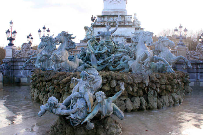 Monument aux Girondaines Bordeaux / FRANCE 