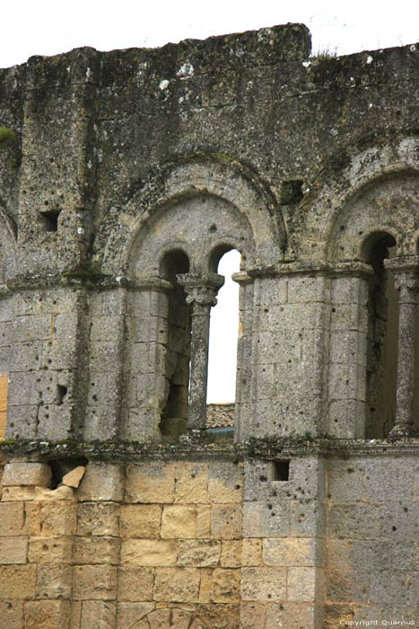 Ruins of Former Cardinal's palace Saint-Emilion / FRANCE 