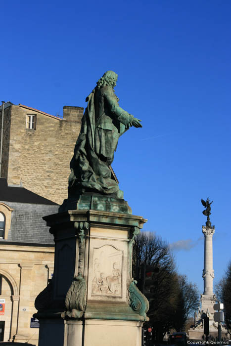Standbeeld van Louis-Urban Aubert, markies van Tourny- Bordeaux Bordeaux / FRANKRIJK 