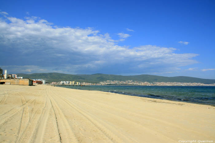 Middle Beach and Pier Slunchev Briag/Sunny Beach / Bulgaria 