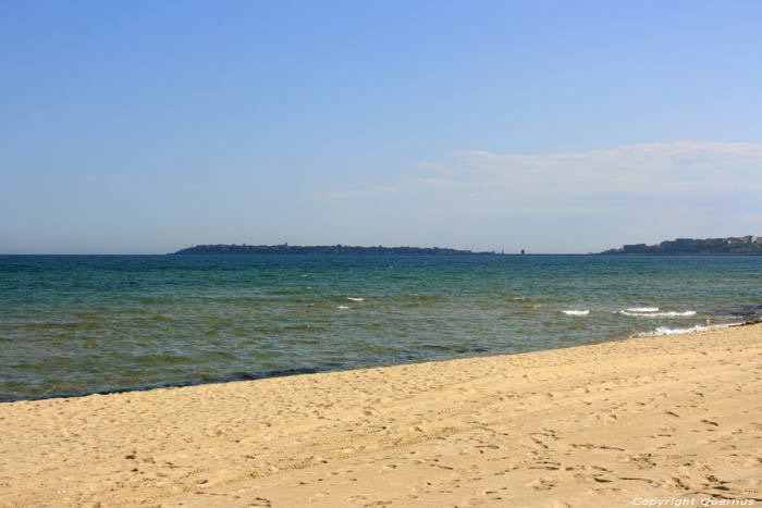 Centraal Strand en Pier Slunchev Briag/Sunny Beach / Bulgarije 