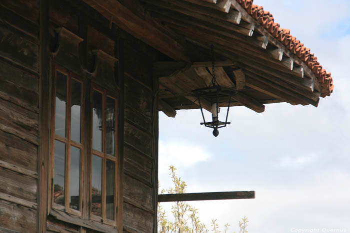 Wooden House with Corner Light Zheravna in Kotel / Bulgaria 