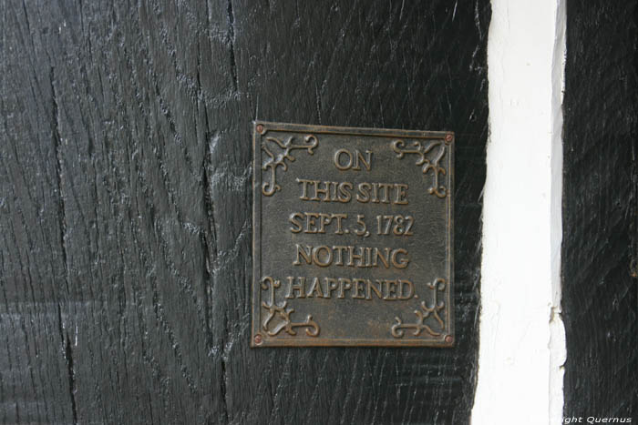 Huis waar op 5 september 1782 niets gebeurde Rye / Engeland 