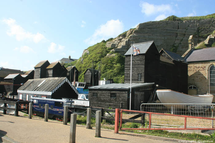 Vishuisjes - Visnetwinkels Hastings / Engeland 