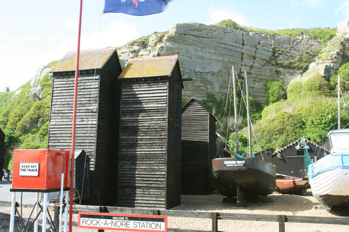 Fish Houses - Fisheries - Net Shops Hastings / United Kingdom 