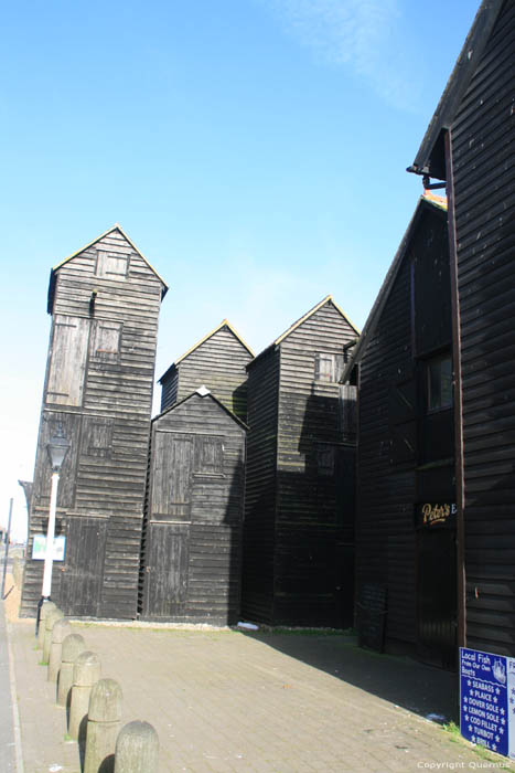 Fish Houses - Fisheries - Net Shops Hastings / United Kingdom 