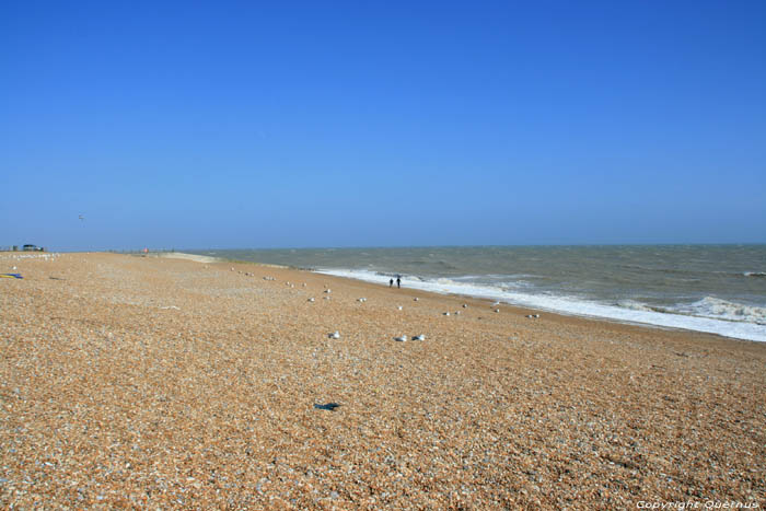 Strand en Vissersboten Hastings / Engeland 