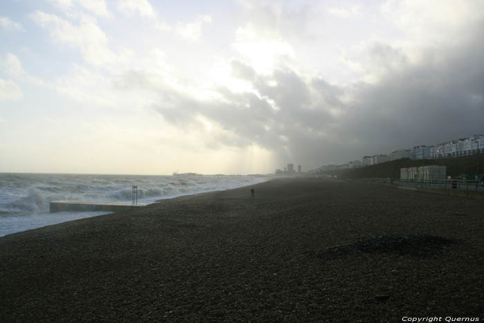Stormbeelden Brighton / Engeland 