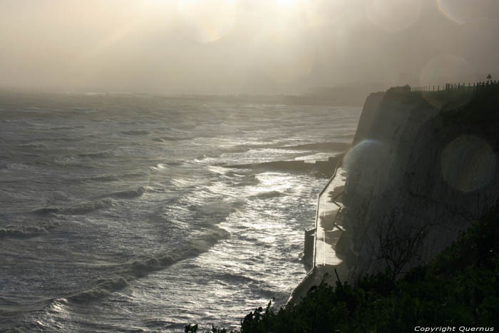 Uitzicht over klippen en zee Rottingdean / Engeland 