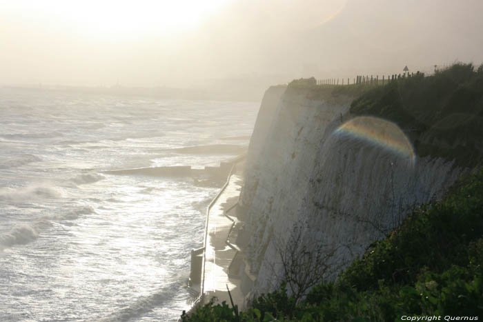 Uitzicht over klippen en zee Rottingdean / Engeland 