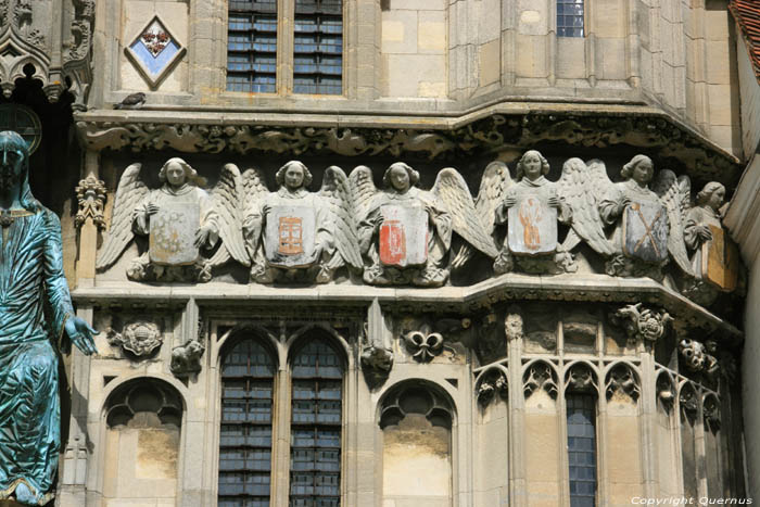 Toegangspoort tot Cathedraal Canterbury / Engeland 