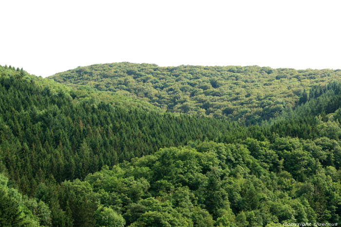 Uitzicht naar zuiden Esch-sur-Sre / Luxemburg 