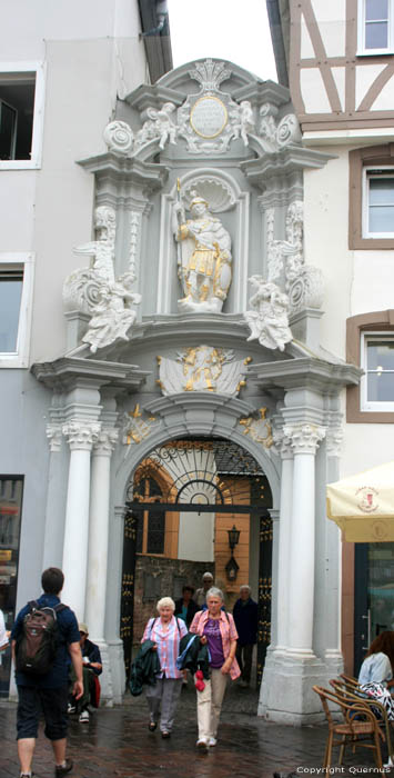 Church entry Saint Gangolphus TRIER / Germany 