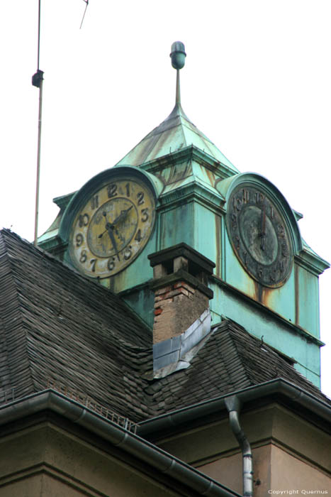 Building with clock TRIER / Germany 