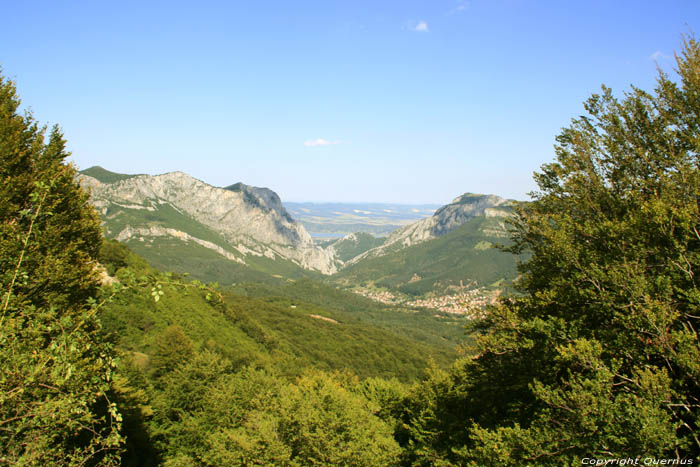 Far view on Varteshnitza direction Vratza Vratza / Bulgaria 