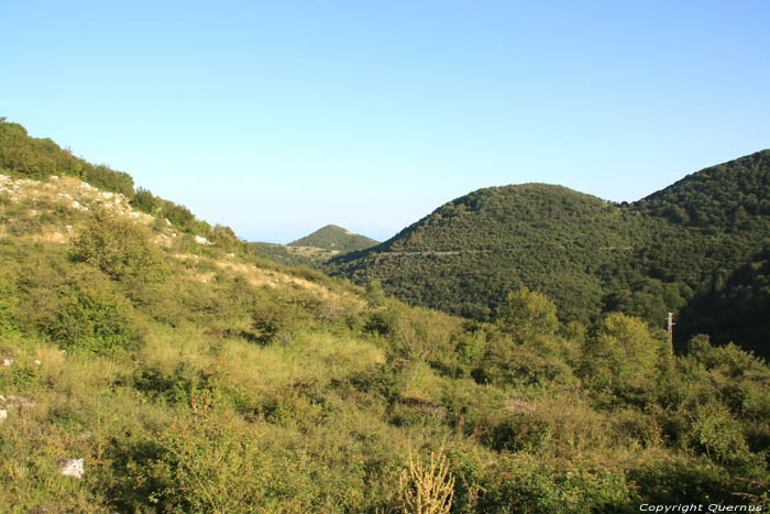 Balkan gebergte Chelopech in Vratza / Bulgarije 