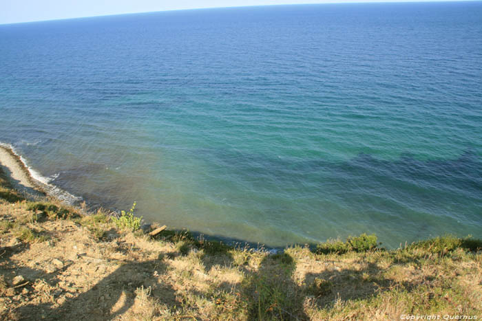 Algen verkleuren het water Emona / Bulgarije 