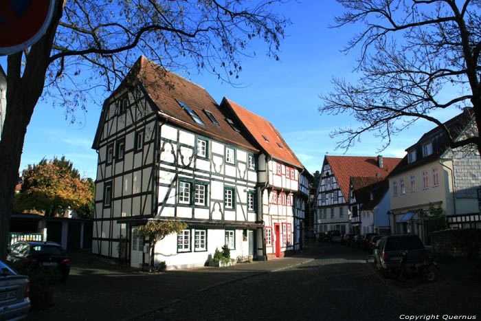 Osthofenstrasse straatzicht Soest / Duitsland 