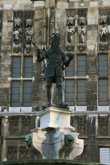 Standbeeld Aken / Duitsland 