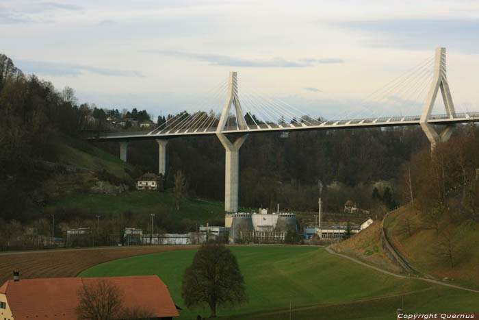 Poya Brug Fribourg/Vrijburg / Zwitserland 