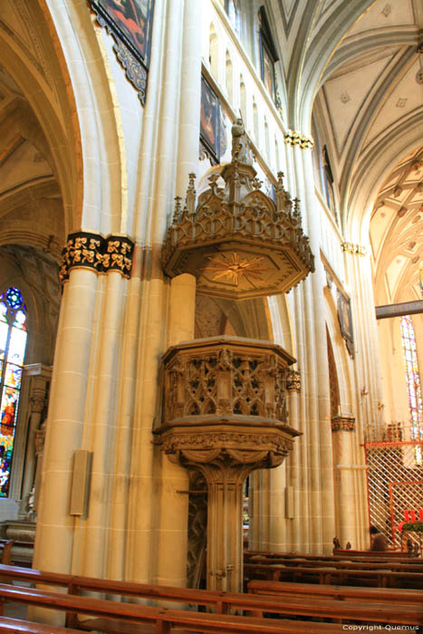 Sint-Nicolaascathedraal Fribourg/Vrijburg / Zwitserland 