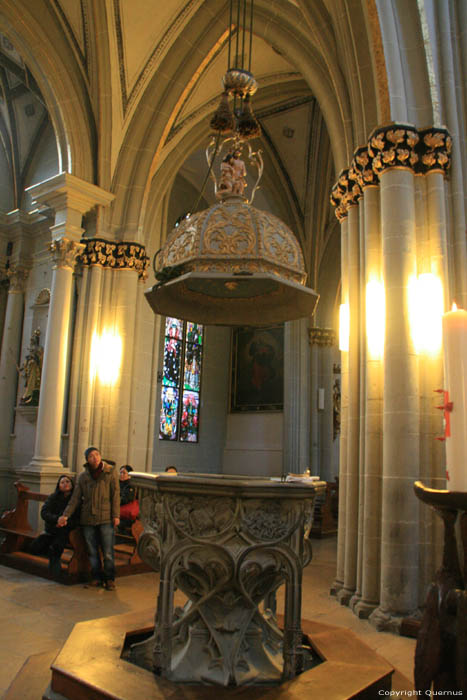 Sint-Nicolaascathedraal Fribourg/Vrijburg / Zwitserland 