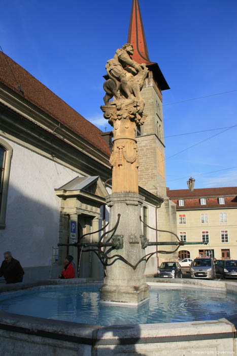 Fontein Fribourg/Vrijburg / Zwitserland 