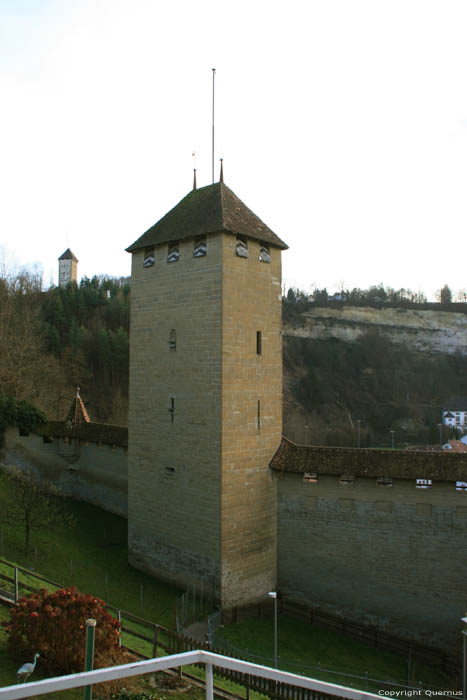 Stadsomwalling - Kattentorens Fribourg/Vrijburg / Zwitserland 