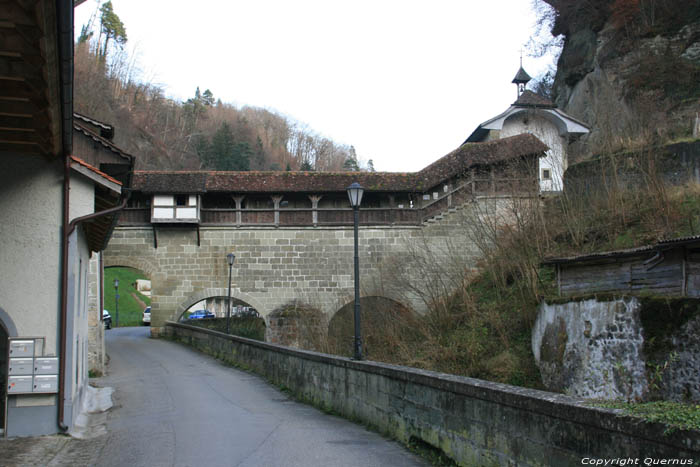 Stadsomwalling Fribourg/Vrijburg / Zwitserland 